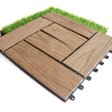China Factory Directly Supply WPC DIY Decking Garden Outdoor 30X30cm Wood Plastic Composite Interlocking Decking Tiles